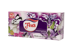 FLORA PERFUMED FACIAL TISSUE 2PLY 160 SHEETS - FRESH