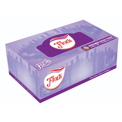 FLORA PERFUMED FACIAL TISSUE 2PLY 160 SHEETS - FRESH