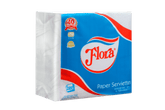 FLORA PAPER SERVIETTES 1PLY 100 SHEETS