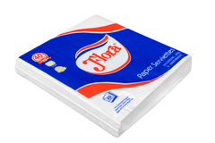FLORA PAPER SERVIETTES 1PLY 25 SHEETS