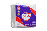 FLORA PAPER SERVIETTES 2PLY 100 SHEETS