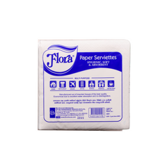FLORA PAPER SERVIETTES 2PLY 50 SHEETS