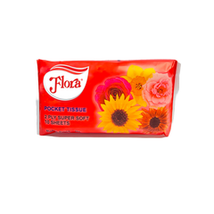 FLORA POCKET TISSUE 2PLY 10 SHEETS