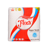 FLORA KITCHEN PAPER TOWEL ROLL 2PLY 60 SHEETS - TWO PACK