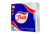 FLORA PAPER SERVIETTES 1PLY 25 SHEETS