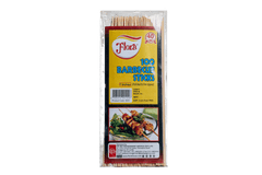FLORA WOODEN BBQ STICKS 7” 100