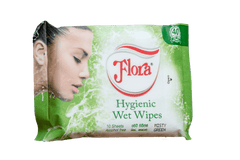 FLORA WET WIPES 1PLY 10 SHEETS