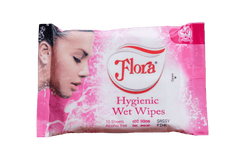 FLORA WET WIPES 1PLY 10 SHEETS