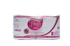 FLORA PREMIUM TOILET PAPER ROLL 3PLY - TWO PACK