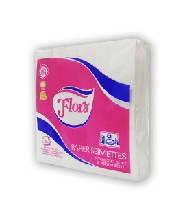 Flora Paper Serviette 50 Sheets (2ply)
