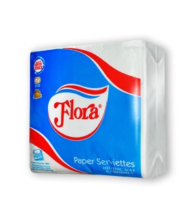 Flora Paper Serviette 100 Sheets