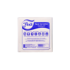 FLORA PAPER SERVIETTES 1PLY 25 SHEETS