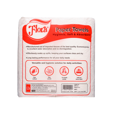 FLORA KITCHEN PAPER TOWEL ROLL 2PLY 60 SHEETS  - TWO PACK