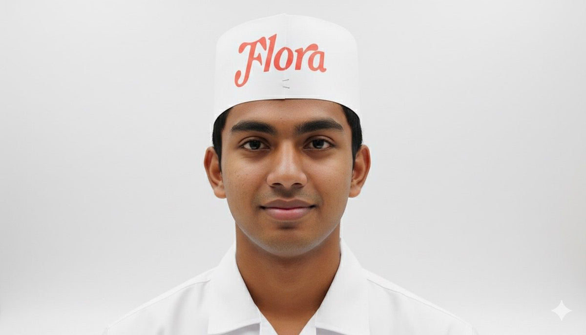 FLORA PAPER FORAGE CAP 70GSM - 100PCS