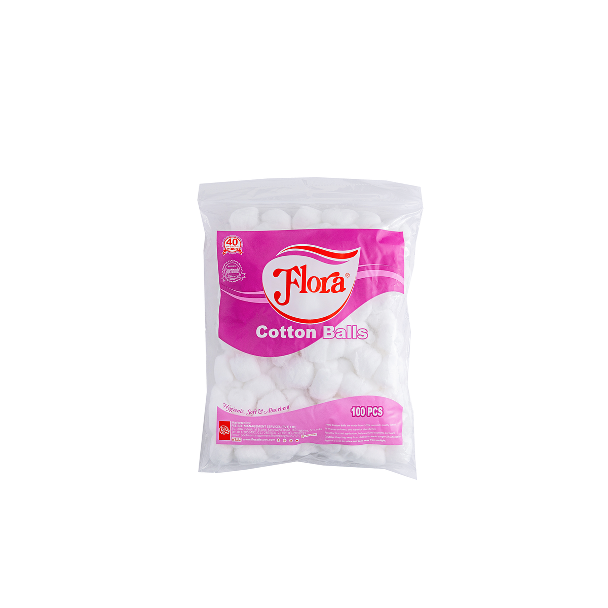 FLORA COTTON BALLS  100