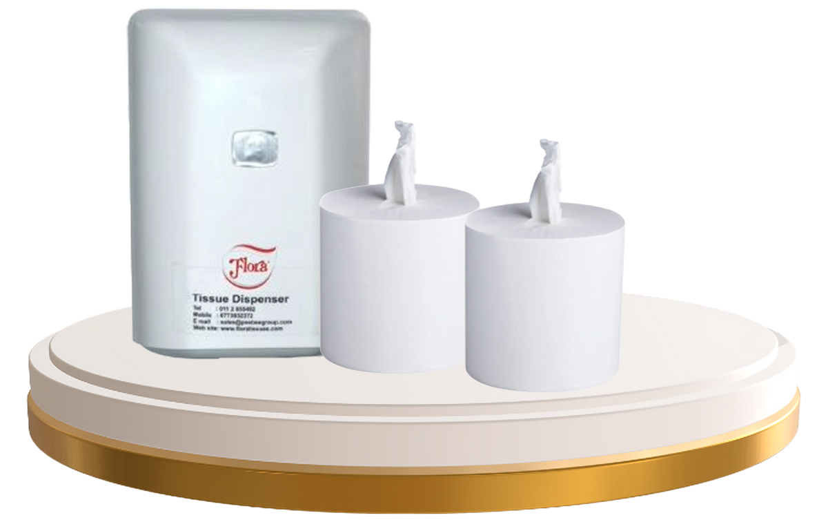 CENTERPULL PAPER TOWEL PLASTIC DISPENSER BUNDLE