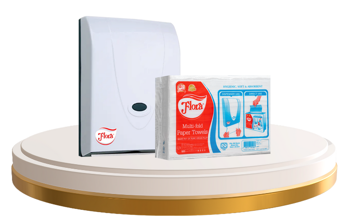 MULTI-FOLD PAPER TOWEL PLASTIC DISPENSER (LARGE) BUNDLE 10%