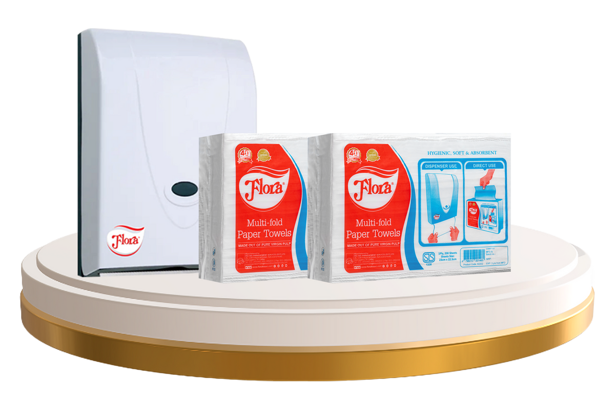 MULTI-FOLD PAPER TOWEL PLASTIC DISPENSER BUNDLE