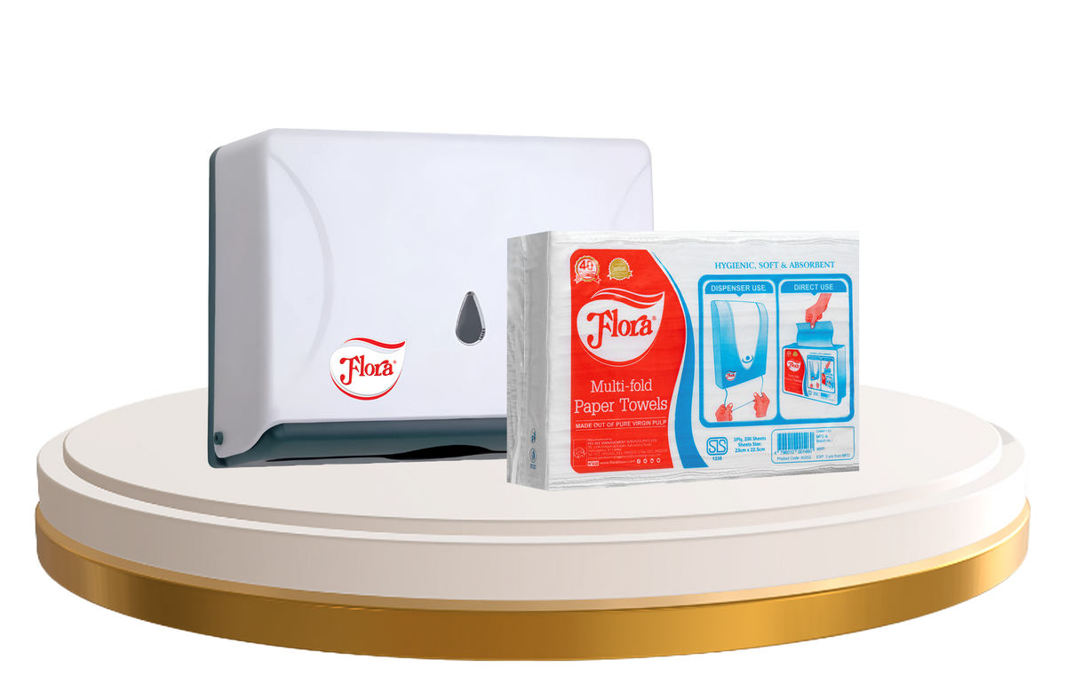 MULTI-FOLD PAPER TOWEL PLASTIC DISPENSER (SMALL) BUNDLE