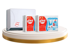MULTI-FOLD PAPER TOWEL PLASTIC DISPENSER (SMALL) BUNDLE
