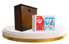 MULTI-FOLD PAPER TOWEL WOODEN DISPENSER BUNDLE 10%