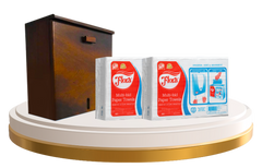 MULTI-FOLD PAPER TOWEL WOODEN DISPENSER BUNDLE